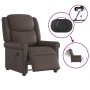 Sillón reclinable de masaje eléctrico marrón brillante de , Sillones - Ref: Foro24-3303417, Precio: 287,58 €, Descuento: %