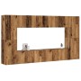 Conjunto de mueble de TV 8 piezas montado la pared madera vieja de , Muebles TV - Ref: Foro24-3328975, Precio: 284,97 €, Desc...