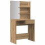 Juego de tocador de madera de ingeniería de roble artesanal de , Tocadores para dormitorios - Ref: Foro24-3329190, Precio: 12...