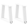 Patas para mesa de comedor forma V 2 uds blanco 30x(30-31,3) cm de , Patas para mesas - Ref: Foro24-4012521, Precio: 43,81 €,...