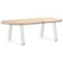 Patas para mesa de comedor forma V 2 uds blanco 30x(30-31,3) cm de , Patas para mesas - Ref: Foro24-4012521, Precio: 43,81 €,...