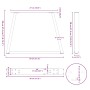 Patas para mesa de comedor forma V 2 uds blanco 30x(30-31,3) cm de , Patas para mesas - Ref: Foro24-4012521, Precio: 43,81 €,...