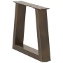 Patas para mesa de comedor en forma de V 2 uds acero natural de , Patas para mesas - Ref: Foro24-4012523, Precio: 43,81 €, De...
