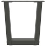 Patas para mesa comedor forma V 2 uds antracita 40x(30-31,3) cm de , Patas para mesas - Ref: Foro24-4012606, Precio: 48,92 €,...