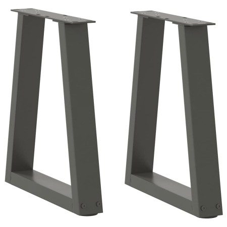 Patas para mesa de comedor en forma de V 2 uds antracita Acero de , Patas para mesas - Ref: Foro24-4012542, Precio: 51,36 €, ...