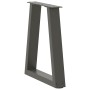 Patas para mesa de comedor en forma de V 2 uds antracita Acero de , Patas para mesas - Ref: Foro24-4012542, Precio: 51,36 €, ...