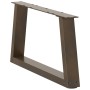Patas para mesa de comedor en forma de V 2 uds acero natural de , Patas para mesas - Ref: Foro24-4012535, Precio: 63,31 €, De...