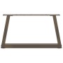 Patas para mesa de comedor en forma de V 2 uds acero natural de , Patas para mesas - Ref: Foro24-4012535, Precio: 63,31 €, De...