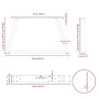 Patas para mesa de comedor en forma de V 2 uds acero natural de , Patas para mesas - Ref: Foro24-4012535, Precio: 63,31 €, De...