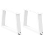 Patas para mesa de comedor forma V 2 uds blanco 70x(30-31,3) cm de , Patas para mesas - Ref: Foro24-4012537, Precio: 67,65 €,...