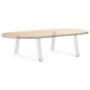 Patas para mesa de comedor forma V 2 uds blanco 70x(30-31,3) cm de , Patas para mesas - Ref: Foro24-4012537, Precio: 67,65 €,...