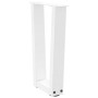 Patas para mesa de comedor en forma de V 2 uds blanco acero de , Patas para mesas - Ref: Foro24-4012625, Precio: 59,60 €, Des...