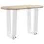 Patas para mesa de comedor en forma de V 2 uds blanco acero de , Patas para mesas - Ref: Foro24-4012625, Precio: 59,60 €, Des...
