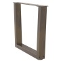 Patas para mesa de comedor forma de V 2 uds acero natural acero de , Patas para mesas - Ref: Foro24-4012631, Precio: 67,30 €,...