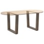 Patas para mesa de comedor forma de V 2 uds acero natural acero de , Patas para mesas - Ref: Foro24-4012631, Precio: 67,30 €,...