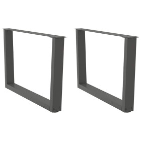 Patas para mesa de comedor en forma de V 2 uds antracita acero de , Patas para mesas - Ref: Foro24-4012638, Precio: 75,85 €, ...