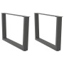 Patas para mesa de comedor en forma de V 2 uds antracita acero de , Patas para mesas - Ref: Foro24-4012638, Precio: 75,85 €, ...