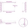 Patas para mesa de comedor en forma de V 2 uds antracita acero de , Patas para mesas - Ref: Foro24-4012638, Precio: 75,85 €, ...