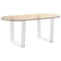 Patas para mesa de comedor forma V 2 uds blanco 60x(42-43,3) cm de , Patas para mesas - Ref: Foro24-4012633, Precio: 70,35 €,...