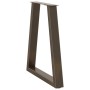 Patas para mesa de comedor en forma de V 2 uds acero natural de , Patas para mesas - Ref: Foro24-4012563, Precio: 90,22 €, De...