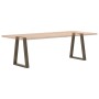 Patas para mesa de comedor en forma de V 2 uds acero natural de , Patas para mesas - Ref: Foro24-4012563, Precio: 90,22 €, De...