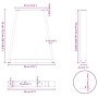 Patas para mesa de comedor en forma de V 2 uds acero natural de , Patas para mesas - Ref: Foro24-4012563, Precio: 90,22 €, De...