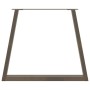 Patas para mesa de comedor en forma de V 2 uds acero natural de , Patas para mesas - Ref: Foro24-4012575, Precio: 100,90 €, D...
