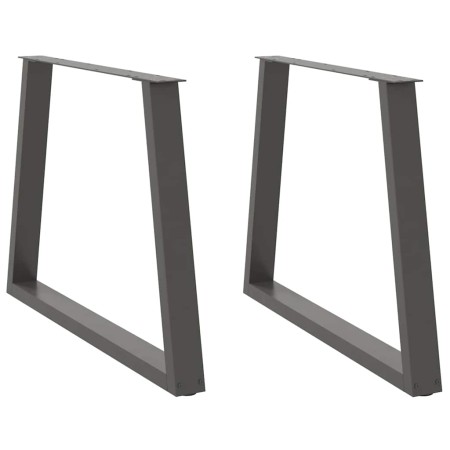 Patas para mesa comedor forma V 2uds antracita 100x(72-73,3) cm de , Patas para mesas - Ref: Foro24-4012582, Precio: 109,92 €...