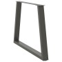Patas para mesa comedor forma V 2uds antracita 100x(72-73,3) cm de , Patas para mesas - Ref: Foro24-4012582, Precio: 109,92 €...