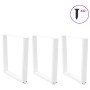 Patas para mesa de comedor en forma de V 3 uds acero blanco de , Patas para mesas - Ref: Foro24-4012665, Precio: 141,86 €, De...