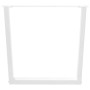 Patas para mesa de comedor en forma de V 3 uds acero blanco de , Patas para mesas - Ref: Foro24-4012665, Precio: 141,86 €, De...