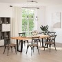 Patas para mesa de comedor forma V 2 uds negro 70x(72-73,3) cm de , Patas para mesas - Ref: Foro24-4012644, Precio: 79,17 €, ...