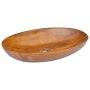 Lavabo de madera maciza de teca 60x40x10 cm de vidaXL, Lavabos - Ref: Foro24-326162, Precio: 167,98 €, Descuento: %