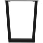 Patas para mesa de comedor forma V 2 uds negro 70x(72-73,3) cm de , Patas para mesas - Ref: Foro24-4012644, Precio: 79,17 €, ...