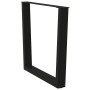 Patas para mesa de comedor en forma de V 2 uds acero negro de , Patas para mesas - Ref: Foro24-4012652, Precio: 88,94 €, Desc...