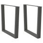 Patas para mesa de comedor en forma de V 2 uds antracita acero de , Patas para mesas - Ref: Foro24-4012650, Precio: 100,76 €,...