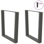 Patas para mesa de comedor en forma de V 2 uds antracita acero de , Patas para mesas - Ref: Foro24-4012650, Precio: 100,76 €,...