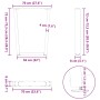 Patas para mesa de comedor en forma de V 2 uds antracita acero de , Patas para mesas - Ref: Foro24-4012646, Precio: 95,09 €, ...