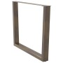 Patas para mesa de comedor en forma de V 2 uds acero natural de , Patas para mesas - Ref: Foro24-4012659, Precio: 111,78 €, D...