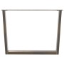 Patas para mesa de comedor en forma de V 2 uds acero natural de , Patas para mesas - Ref: Foro24-4012659, Precio: 111,78 €, D...