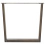 Patas para mesa de comedor en forma de V 3 uds acero natural de , Patas para mesas - Ref: Foro24-4012667, Precio: 141,76 €, D...