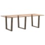 Patas para mesa de comedor en forma de V 3 uds acero natural de , Patas para mesas - Ref: Foro24-4012667, Precio: 141,76 €, D...