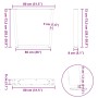 Patas para mesa de comedor en forma de V 3 uds acero natural de , Patas para mesas - Ref: Foro24-4012667, Precio: 141,76 €, D...