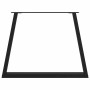 Patas mesa comedor forma V 3uds acero negro 100x(72-73,3) cm de , Patas para mesas - Ref: Foro24-4012596, Precio: 162,78 €, D...