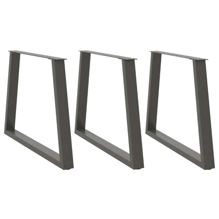 Patas para mesa comedor forma V 3uds antracita 90x(72-73,3) cm de , Patas para mesas - Ref: Foro24-4012594, Precio: 157,61 €,...