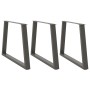 Patas para mesa comedor forma V 3uds antracita 90x(72-73,3) cm de , Patas para mesas - Ref: Foro24-4012594, Precio: 157,61 €,...