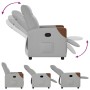 Sillón reclinable de tela gris nube de , Sillones - Ref: Foro24-4104808, Precio: 188,46 €, Descuento: %