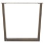Patas para mesa de comedor en forma de V 3 uds acero natural de , Patas para mesas - Ref: Foro24-4012671, Precio: 151,06 €, D...