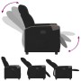 Sillón reclinable de tela negro de , Sillones - Ref: Foro24-4104841, Precio: 185,74 €, Descuento: %