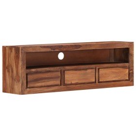 Mueble de TV de madera maciza de acacia 120x30x40 cm en Muebles TV | Comprar online en Foru.es